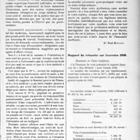 2976 - Page 2969 - Partie professionnelle. Sou médical. Rapport du secrétaire général / Rapport du trésorier sur l’exercice 1920