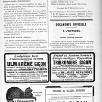 2982 - Page 2975-XXIX - Memento de phytothérapie. Plantes indigènes, par le Dr Ernest Liotard / Documents officiels. A l’officiel. Service sanitaire maritime