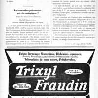 2995 - Page 2988-VIII - Correspondance. Le babeurre / La tuberculose pulmonaire est elle contagieuse ?, par le Dr Cochenies