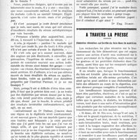 3081 - Page 3074 - Partie scientifique. Faits cliniques. Le sérum antidiphtérique agit-il par la voie buccale ? / A travers la presse. Données récentes sur le rôle du foie dans la nutrition [(La Médecine, septembre 1921)] / De l’urétrite chronique d’emblée [(Paris médical, 10 septembre 1921)]