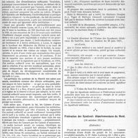 3102 - Page 3095 - Partie professionnelle. Médecine sociale. Union des Syndicats médicaux du sud-est. Réunion du Comité directeur, (20 juin 1921) / Fédération des Syndicats départementaux du Nord, (16 octobre 1921)