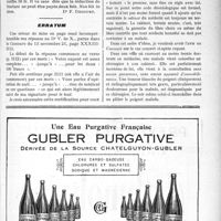 3130 - Page VII-3123 - Correspondance. Application du Tarif Breton / Erratum / Déontologie