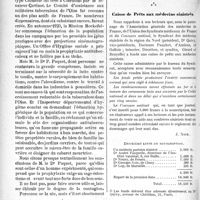 3137 - Page 3130 - Propos du jour. L’hygiène publique en province. Dans le département de l’Oise. Toujours à propos de la prophylaxie anti-tuberculeuse [J. Noir] / Caisse de Prêts aux médecins sinistrés [J. Noir]