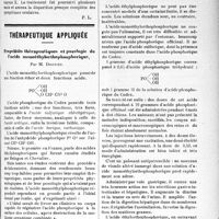 3160 - Page 3153 - Partie scientifique. Revue des congrès. XIe congrès français de médecine, (Suite et fin). L’anaphylaxie dans l’épilepsie / Tumeur de l’hypophyse guérie par les rayons X / Thérapeutique appliquée. Propriétés thérapeutiques et posologie de l’acide monoéthylorthophosphorique, par M. Drouet