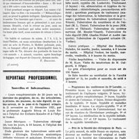 3184 - Page 3177 - Partie professionnelle. Variétés. Autour du Congrès de Varsovie. Carnet d’un voyageur, (Suite) / Reportage professionnel. Nouvelles et Informations. Programme des conférences du Dr Leredde / Prix de la Société des chirurgiens de Paris / Le syndicat général des médecins des stations thermales et climatiques tiendra sa réunion générale