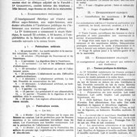3185 - Page 3178 - Partie professionnelle. Reportage professionnel. Nouvelles et Informations. Le syndicat général des médecins des stations thermales et climatiques tiendra sa réunion générale / Institut de puériculture de la Maternité