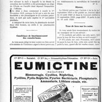 3189 - Page 3182-XXXIV - Correspondance. Exploitation de l’officine d’un pharmacien par sa veuve / Conditions de fonctionnement des sanatoriums / Taxe de luxe sur les autos