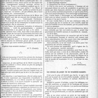 3242 - Page 3235 - Partie professionnelle. Médecine sociale. Syndicat des médecins de l’arrondissement de Beaune (37 syndiqués sur 37), (6 novembre 1921) / Les erreurs du projet de loi invalidité-maladie