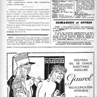 3271 - Page 3264-IV - Office de Renseignements du « Concours » / Membres du Concours exerçant dans les stations hivernales / Demandes et offres