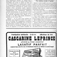 3333 - Page 3326-XXXVI - Correspondance. Le remplacement des autos indisponibles / Le paiement des soins aux mutilés. Une solution simple et logique