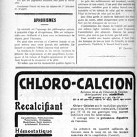 3337 - Page 3330-XL - Jurisprudence. Accidents du travail. — Obligation du patron lorsqu’il a déclaré au médecin inexactement que l’accident relevait de la loi de 1898. — Compétence [G. Gatineau] / Aphorismes [Dr Crouzel]