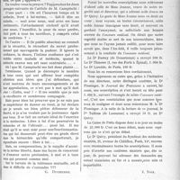 3352 - Page 3345 - Propos du jour. Enfin, seuls ! [G. Duchesne] / La souscription de la Caisse des Prêts des médecins sinistrés [J. Noir]
