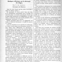 3353 - Page 3346 - Partie scientifique. Chirurgie pratique. Quelques réflexions sur la chirurgie des doigts, par F. M. Cadenat