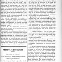 3364 - Page 3357 - Partie scientifique. Syphiligraphie. Syphilis et corps thyroïde / Clinique chirurgicale. Lithiase parotidienne