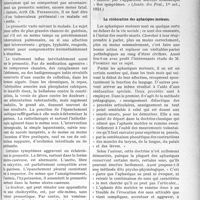 3372 - Page 3365 - Partie scientifique. A travers la presse. L’état de mal jacksonien et son traitement [(gaz des hôp, 1921, n° 76)] / Le pronostic de la péritonite tuberculeuse [(journ. des prat. 1er oct. 1921)] / La rééducation des aphasiques moteurs [(Paris médical. 1er octobre 1921)]