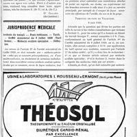 3406 - Page XXXV-3399 - Notes de pratique quotidienne. Traitement de la pneumonie / Jurisprudence médicale. Accidents du travail. =— Frais médicaux. — Tarifs. — Arrêté ministériel du 8 juillet 1920 (Tarif Breton). — Médecin oculiste spécialisé. — Définition