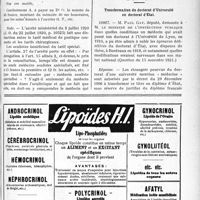 3408 - Page XXXVII-3401 - Jurisprudence médicale. Accidents du travail. =— Frais médicaux. — Tarifs. — Arrêté ministériel du 8 juillet 1920 (Tarif Breton). — Médecin oculiste spécialisé. — Définition / Documents officiels. A l'officiel. Transformation du doctorat d’Université en doctorat d’Etat