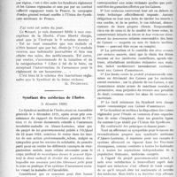 3507 - Page 3506 - Partie professionnelle. La vie syndicale et professionnelle. Syndical des médecins de la Seine, (4 décembre 1921). Question de l’assurance-maladie / Syndicat des médecins de l’Indre, (4 décembre 1921)