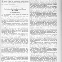 3508 - Page 3507 - Partie professionnelle. La vie syndicale et professionnelle. Syndicat des médecins de l’Indre, (4 décembre 1921) / Fédération des Syndicats médicaux de l’Eure, (27 novembre 1921)
