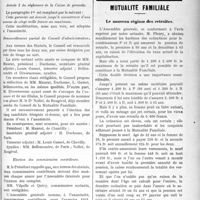 3512 - Page 3511 - Partie professionnelle. Sou médical. Assemblée Générale du 20 novembre 1921 / Mutualité familiale. Le nouveau régime des retraites
