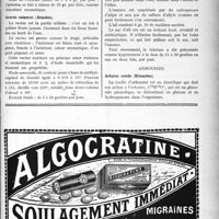 3528 - Page XXXIII-3533 - Memento de phytothérapie, (Suite ; voir numéro du 30 octobre). Plantes indigènes, par le Dr Ernest Liotard. Achilée / Arbousier