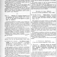 0031 - Page 46 - Partie scientifique. L’actualité scientifique. Les Livres. Précis de pathologie médicale, par MM. F. Bezançon, M. Labbé, L. Bernard, J. picard et A. Clerc, P. -Emile Weill, Philibert, S. -I. de Jong, A. Sezary, Ch. Foix, Pasteur-Vallery-Radot, G. Vitry, Marcel Bloch, Masson et Cie, éditeurs, Paris 1922 / Médico-Sténo, par Dr H. -Em. Fabre, Maloine et fils, éditeurs, Paris, 1922 / Paralysie flasque du membre supérieur par poliomyélite antérieure (paralysie infantile). Traitement orthopédique et chirurgical) par L. Mencier, J. Dumoulin, imprimeur, Paris, 1921