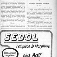 0060 - Page IX-89 - Correspondance. Application du Tarif Breton. A Messieurs les assureurs / Réduction de fracture des deux os de l’avant-bras / Fractures de métartasiens. Electrisation