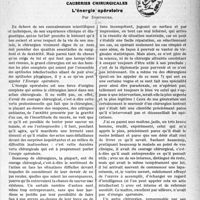 0068 - Page 101 - Partie scientifique. Travaux originaux. Causeries chirurgicales. L’énergie opératoire, par Dartigues