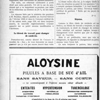 0115 - Page 176-VIII - Correspondance. La suppression de la pension temporaire ne retire pas le droit à la gratuité des soins / Le blessé du travail peut changer de médecin