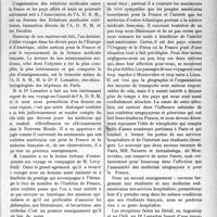 0118 - Page 181 - Propos du jour. Les relations médicales françaises avec les médecins des autres nations. L’enseignement à retirer d’un voyage en Amérique