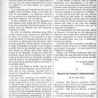 0143 - Page 226 - Partie professionnelle. Comptes rendus, documents, pièces officielles…. Le concours médical et ses filiales. Mutualité familiale du corps médical français. Pro Domo / Réunion du Conseil d’Administration