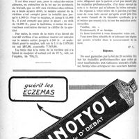 0161 - Page 254-VI - Correspondance. Salaire de base pour le calcul de la rente de la mère d’une victime, du travail / Maladies professionnelles