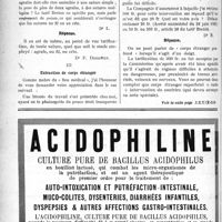 0165 - Page 258-X - Correspondance. Application du Tarif Breton. Sutures / Extraction de corps étranger