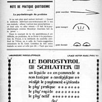 0203 - Page 320-XL - Correspondance. Application du Tarif des pensionnés de guerre, (Tarif Maginot). Transfusion du sang / Note de pratique quotidienne. La psychothérapie du praticien