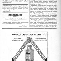 0212 - Page V-333 - Demandes et offres / Correspondance. La cure d’Allen dans le traitement du diabète