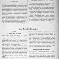0232 - Page 361 - Partie scientifique. L’Actualité Scientifique. La Presse. L’obstruction nasale et ses causes [(La Consultation, décembre 1922)] / La thiosinanime [(L’Hôpital, déc. 1922. A)] / Les Sociétés Savantes. Paris. Le lévulose dans le diabète, (Académie de médecine, 2-1-1923) / L’examen médical des chauffeurs, (Académie de médecine, 9-1-1923)