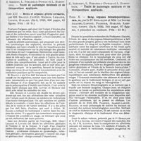 0244 - Page 379 - Partie scientifique. L’Actualité Scientifique. Les Livres. Reins et organes génito-urinaires, par MM. Brault, Cottet, Michon, Lemaire, Louste, Hazard / Sang, organes hématopoiétiques, rate, os, par le Pr Bezançon et MM. Le Sourd Agasse, -Lafont, Pagniez, Hazard, Sainton, Apert