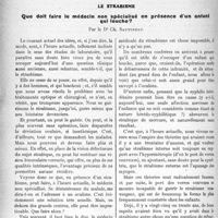 0283 - Page 434 - Partie scientifique. Travaux Originaux. Le strabisme. Que doit faire le médecin non spécialisé en présence d’un enfant qui louche?, par le Dr Ch. Sauvineau