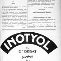0320 - Page XLVII-497 - Correspondance. Application du Tarif Breton. Brûlures / Application du tarif Maginot. Prix des consultations et des radios