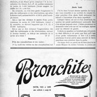 0321 - Page 498-XLVIII - Correspondance. Application du tarif Maginot. Prix des consultations et des radios / Abcès froid