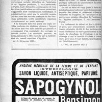 0325 - Page 502-LII - Documents officiels. A l’officiel. Vacance de Direction de Bureau d’Hygiène / Concours de médecins de sanatoriums