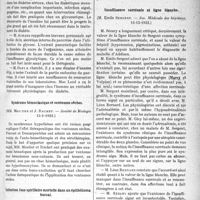 0348 - Page 539 - Partie scientifique. L'Actualité Scientifique. Les Sociétés Savantes. Paris. Le traitement du diabète sucré par l’insuline, (Académie de médecine, 16-1-1923) / Syndrome hémoclasique et ventouses sèches, (Société de Biologie 13-1-1923) / Infection fuso-spirillaire mortelle dans un épithélioma buccal, (Société de Biologie, 13-1-1923) / Insuffisance surrénale et ligne blanche, (Soc. Médicale des hôpitaux, 15-12-1922)