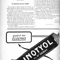 0385 - Page 598-VI - Correspondance. Diphtérie et angine de Vincent / Le placenta praevia central