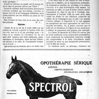 0390 - Page XI-603 - Correspondance. Privilège du médecin en cas de soins à des blessés du travail