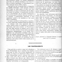 0399 - Page 618 - Partie scientifique. Travaux Originaux. Clinique chirurgicale. Le rôle de la syphilis dans les arthropathies chroniques, M. le professeur agrégé Auvray / Les tempéraments [Dr H. Jaworski]
