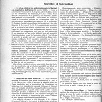 0427 - Page 666 - Partie professionnelle. Jurisprudence / Reportage professionnel. Nouvelles et Informations. Syndicat général des médecins des stations Balnéaires et sanitaires de France / Médailles des eaux minérales / Hôpital Saint-Antoine / Distinction honorifique