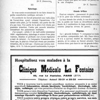 0431 - Page 672-XLVI - Correspondance. Application du Tarif Breton. Amputation partielle de doigts / Epluchage / Grande brûlure