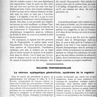 0453 - Page 702 - Partie scientifique. Travaux Originaux. Quelques remarques pratiques sur la médication digitalique, par Camille Lian / Maladies professionnelles. La névrose nystagmique généralisée, syndrome de la vagotonie [J. Noir]