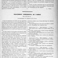 0512 - Page 797 - Partie scientifique. Travaux Originaux. Clinique chirurgicale, M. J. P. Tourneux. Les modifications de la peau et de ses annexes et de l’aspect du corps dans l’auto-intoxication intestinale, d’après F. -X. Mayr [L. Pron] / Traitement chirurgical de l’ozène, par le Dr Bijon