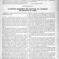 0534 - Page 835 - Partie professionnelle. Comptes rendus, documents, pièces officielles…. (C. t. I). La protection des titres professionnels Rapport présenté à la Semaine des travailleurs / Le nouveau règlement des concours de l’internat des hôpitaux de Paris